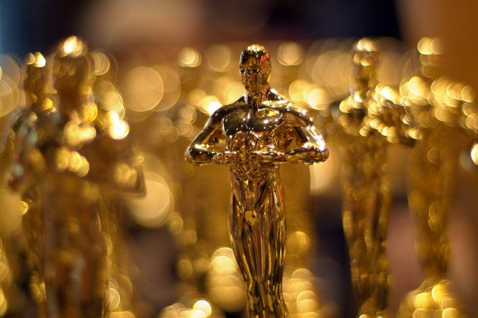 A statuette of the Oscar awards.
