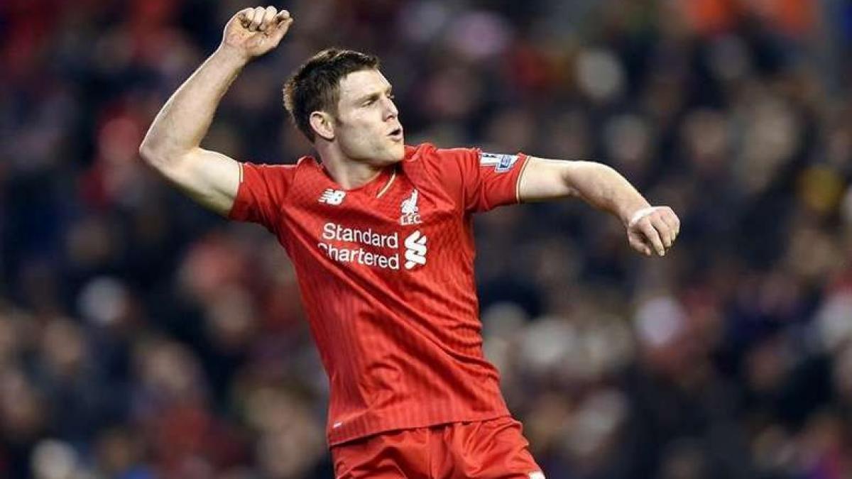 James Milner, jugador del Liverpool.