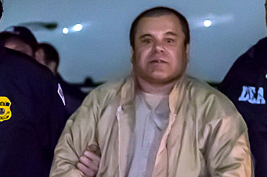 Joaquín 'El Chapo' Guzmán, a su llegada a EE UU tras ser extraditado por México, en 2017.