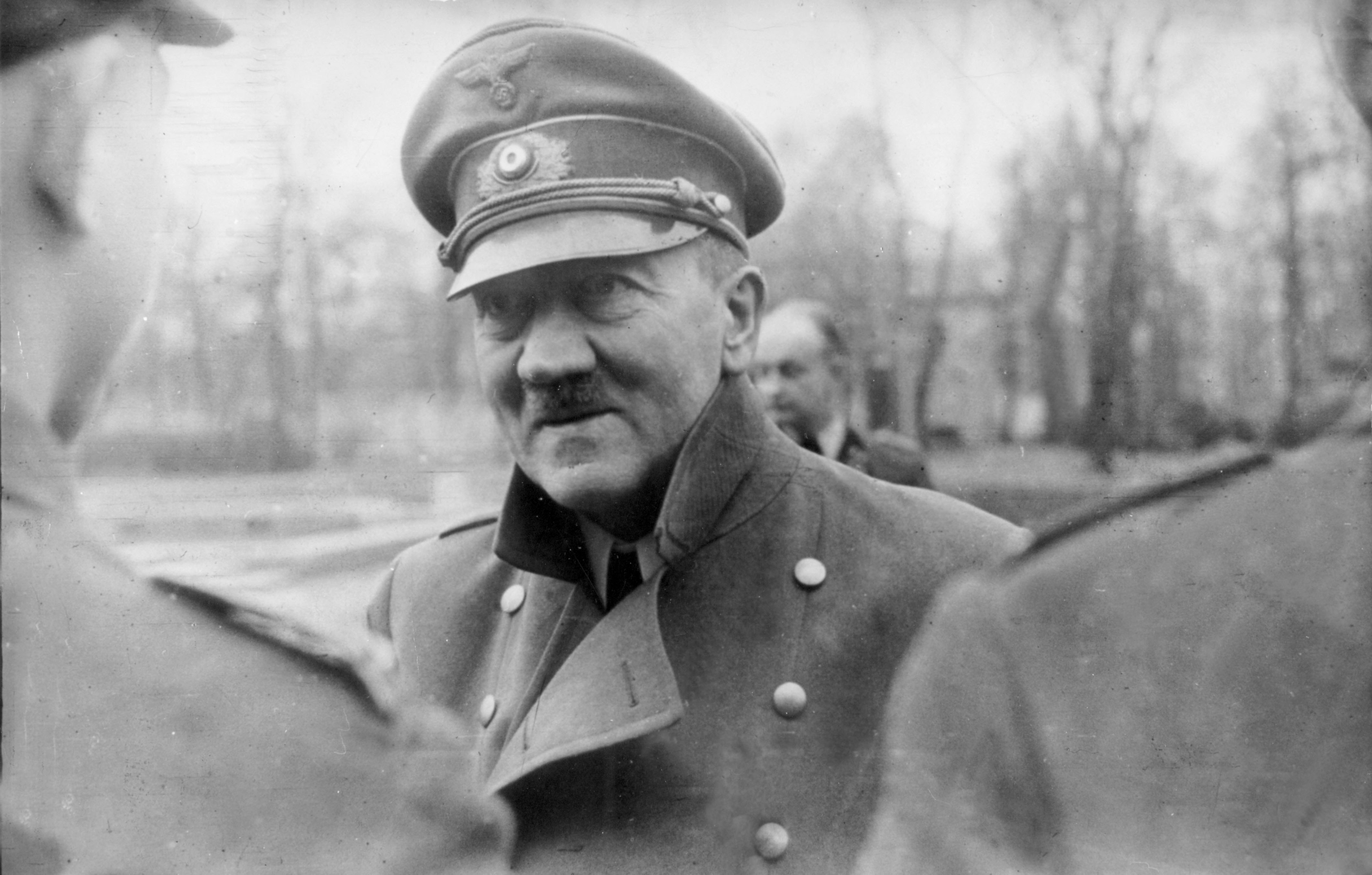Hitler, en 1945, pocos días antes de la caída de Berlín.