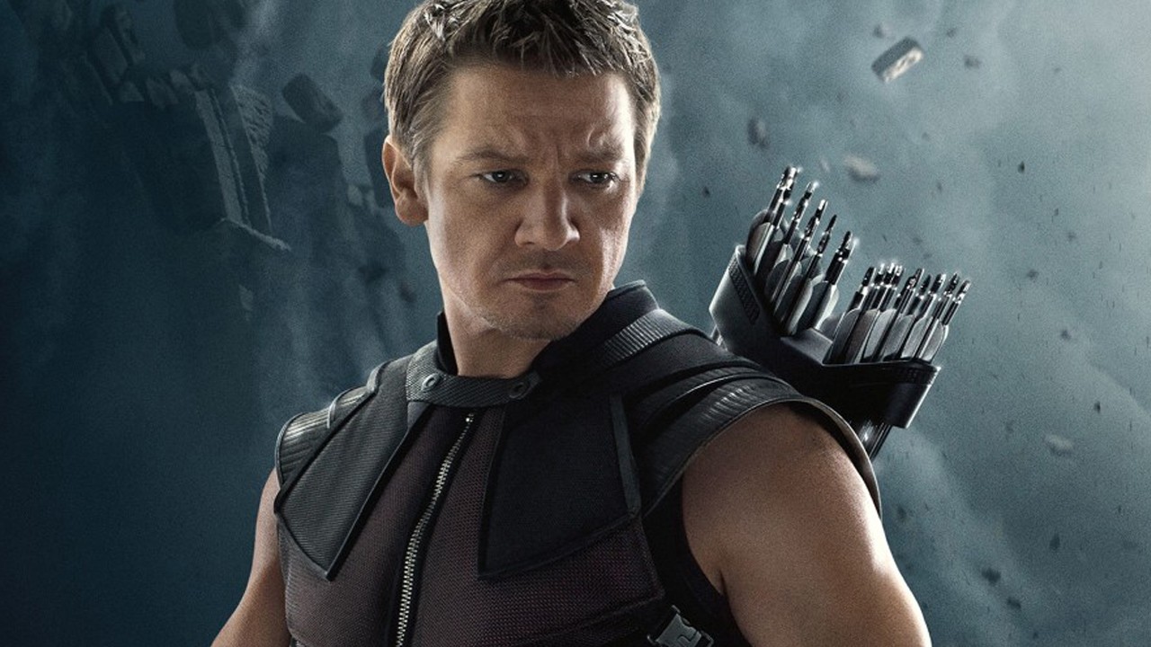 Jeremy Renner as a hawk eye