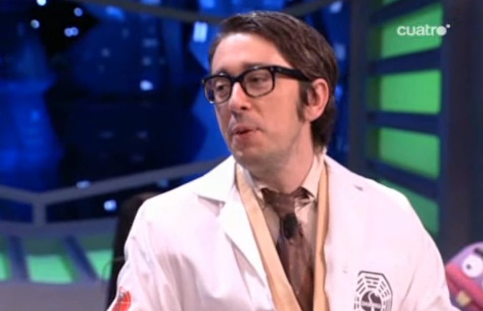 Flipy, en el plató de 'El Hormiguero'.