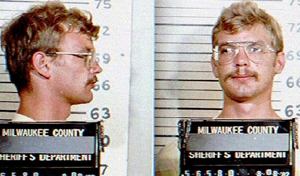 Jeffrey Dahmer, en la ficha policial que se le hizo tras su detención.