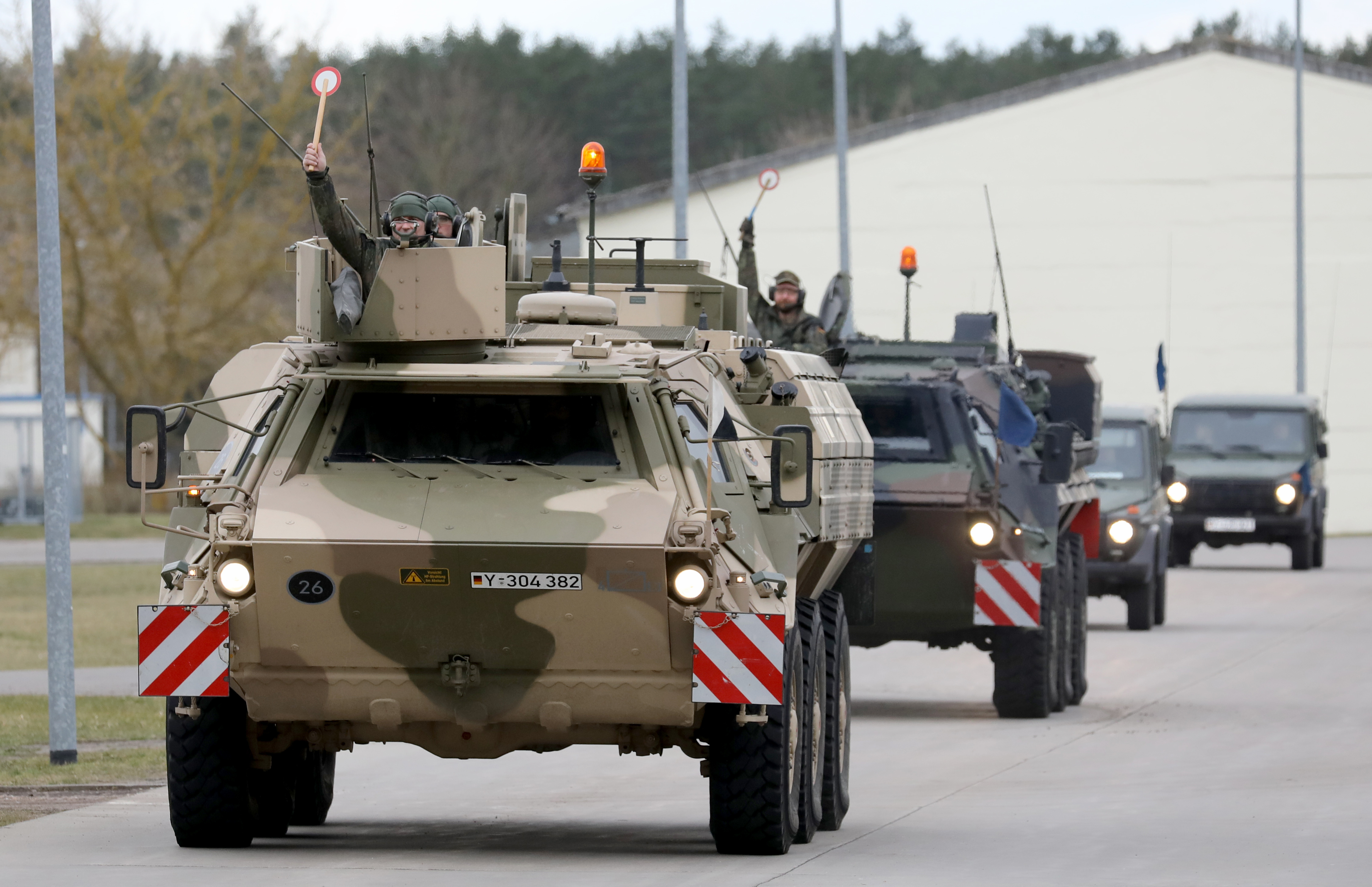 Militares del Ejército alemán.