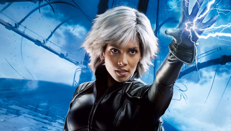 Halle Berry as a storm