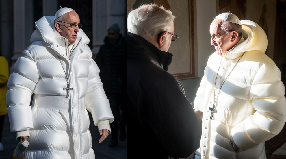 As ilustrações recentes de Donald Trump foram presas e a mesma coisa aconteceu que o rapper com o Papa Francisco.