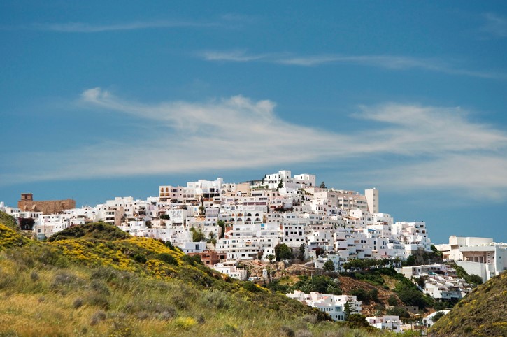 Imagen del pueblo de Mojácar, Almería.