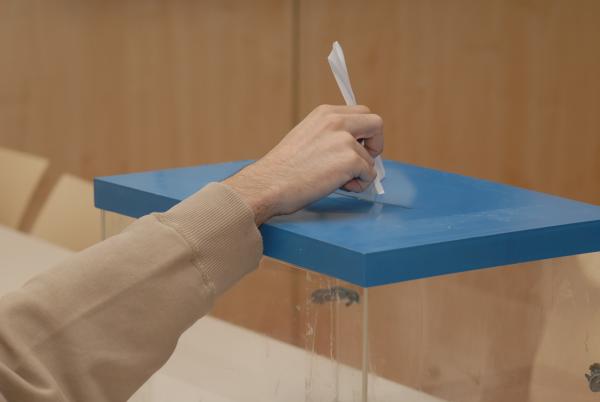 Mesa electoral.