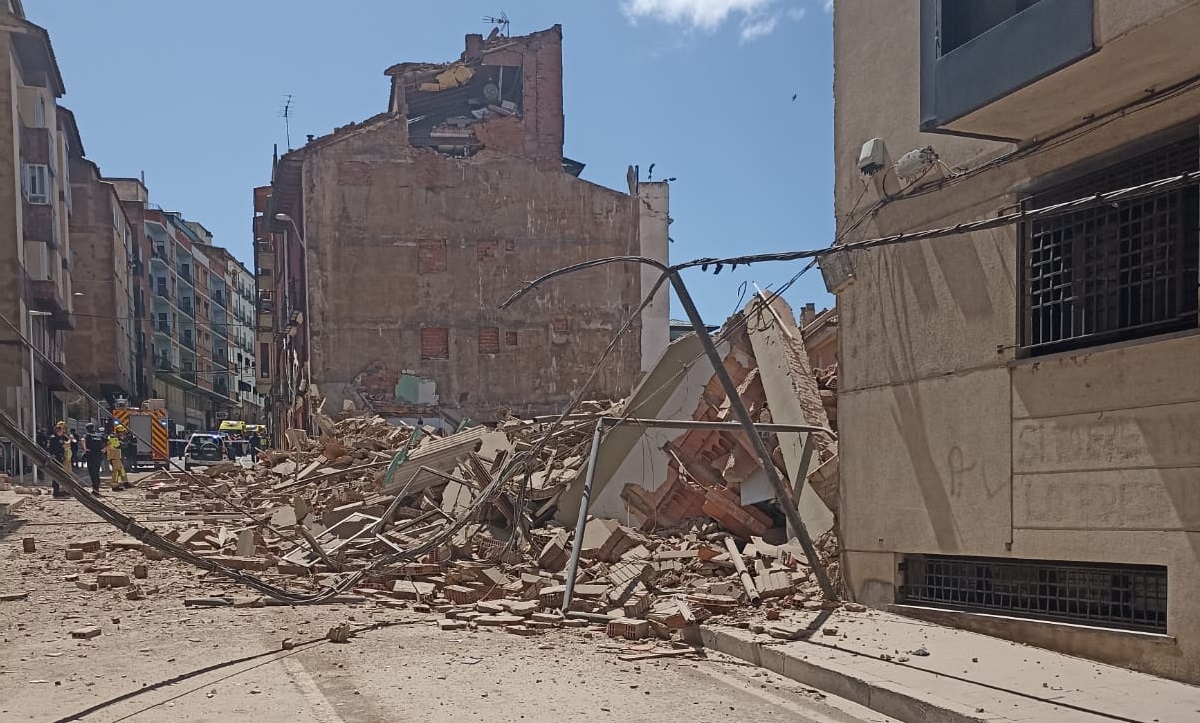 Rescate 'milagro' en Teruel un edificio