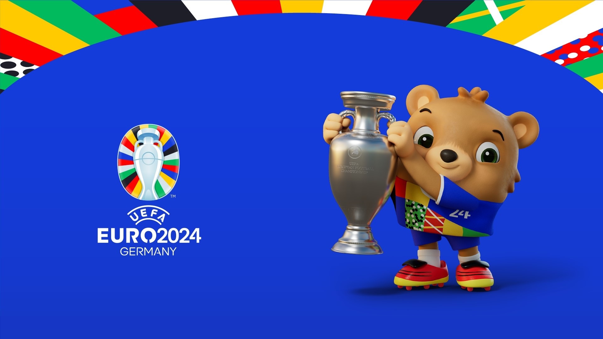 Así es la mascota de la Eurocopa 2024: un oso de peluche con botas de