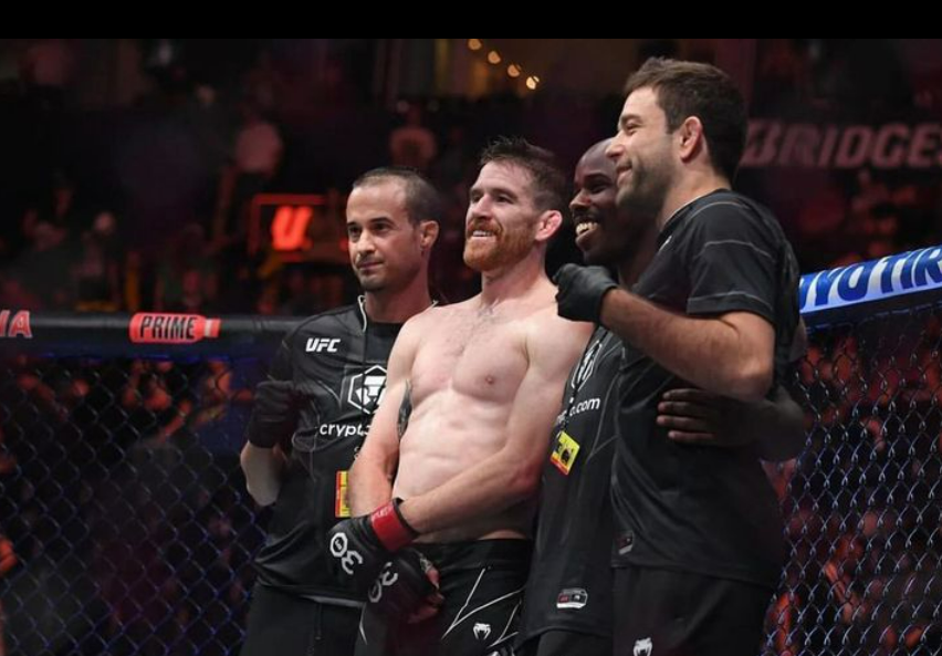 Cory Sandhagen después de derrotar a Rob Font en UFC Nashville