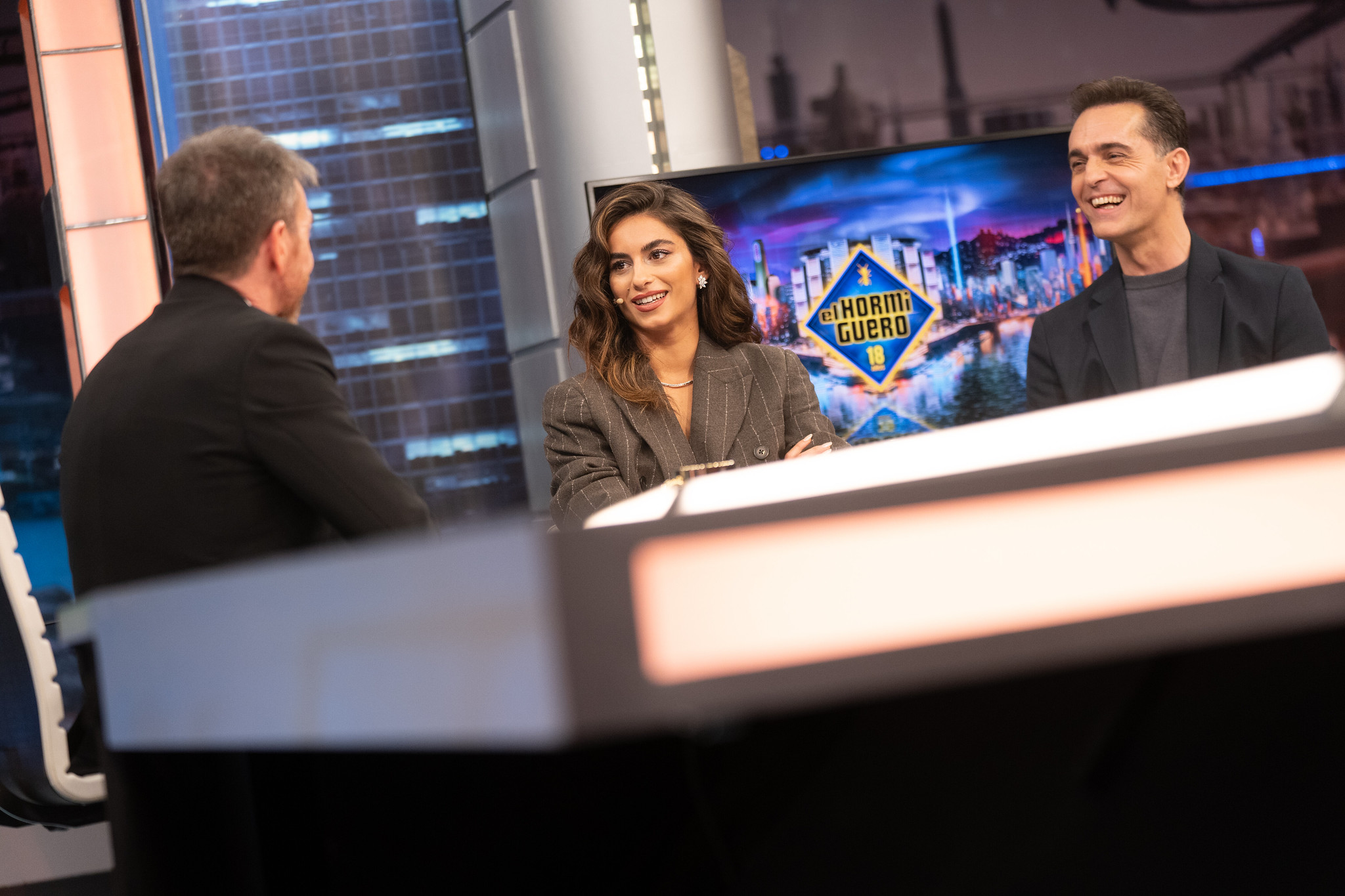 Begoña Vargas y Pedro Alonso, en 'El Hormiguero'.
