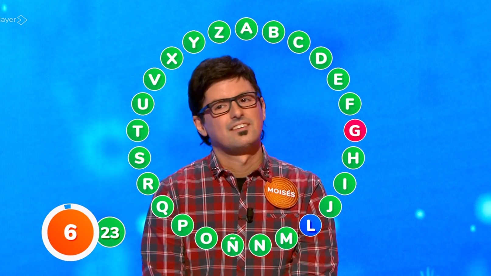 Moisés, en 'Pasapalabra'.