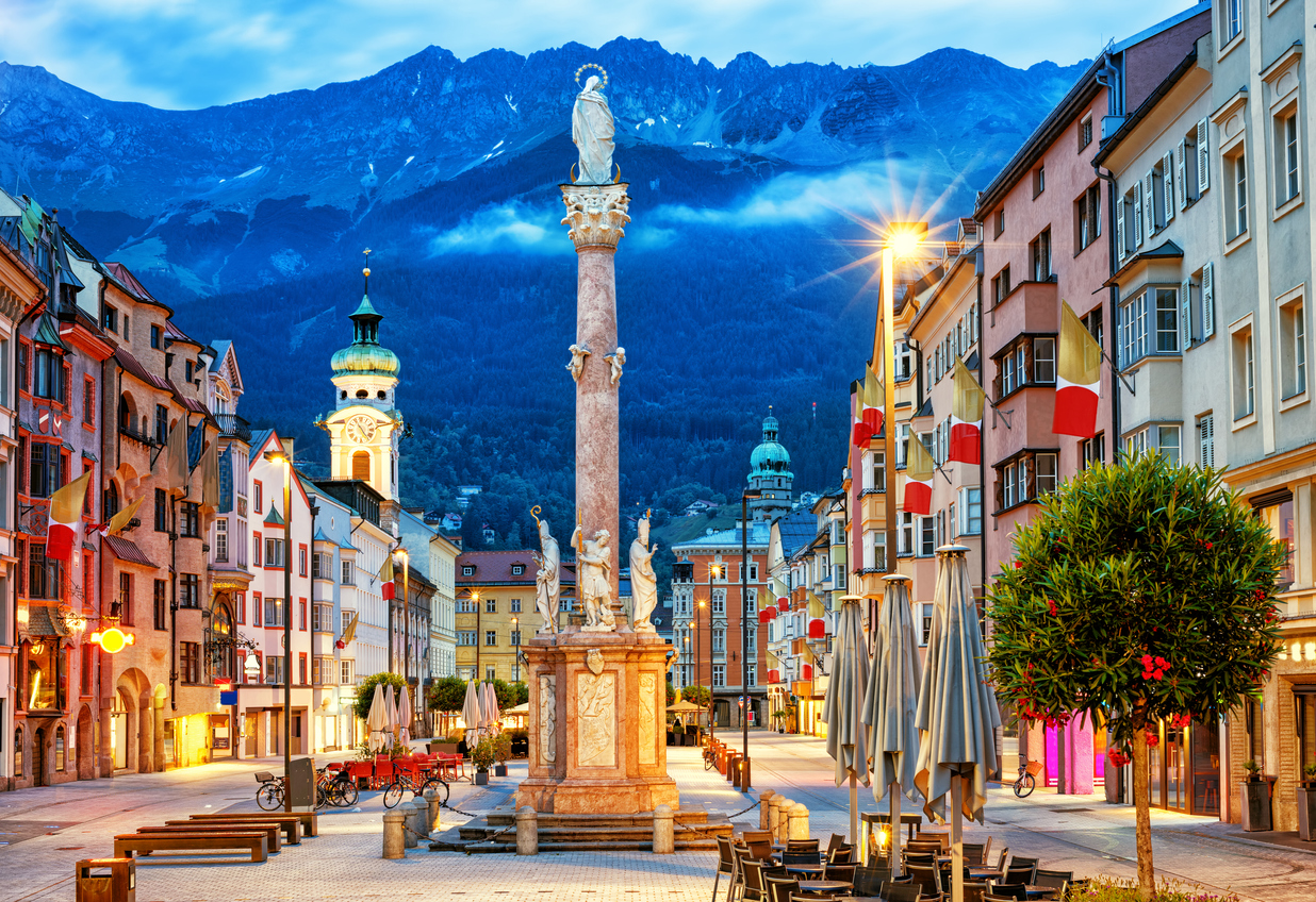 Centro histórico de Innsbruck.