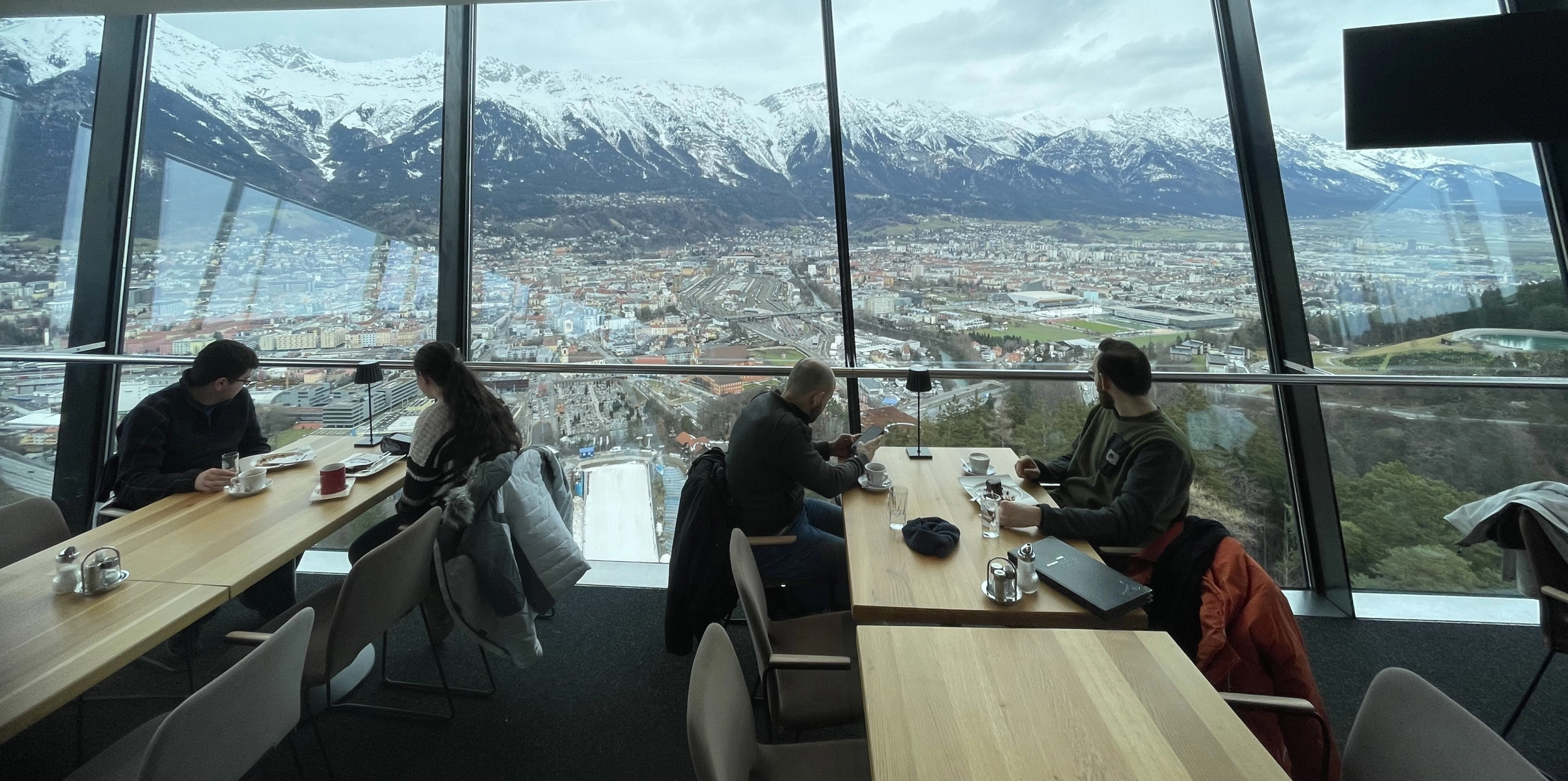 Restaurante panorámico Sky, en Bergisel.