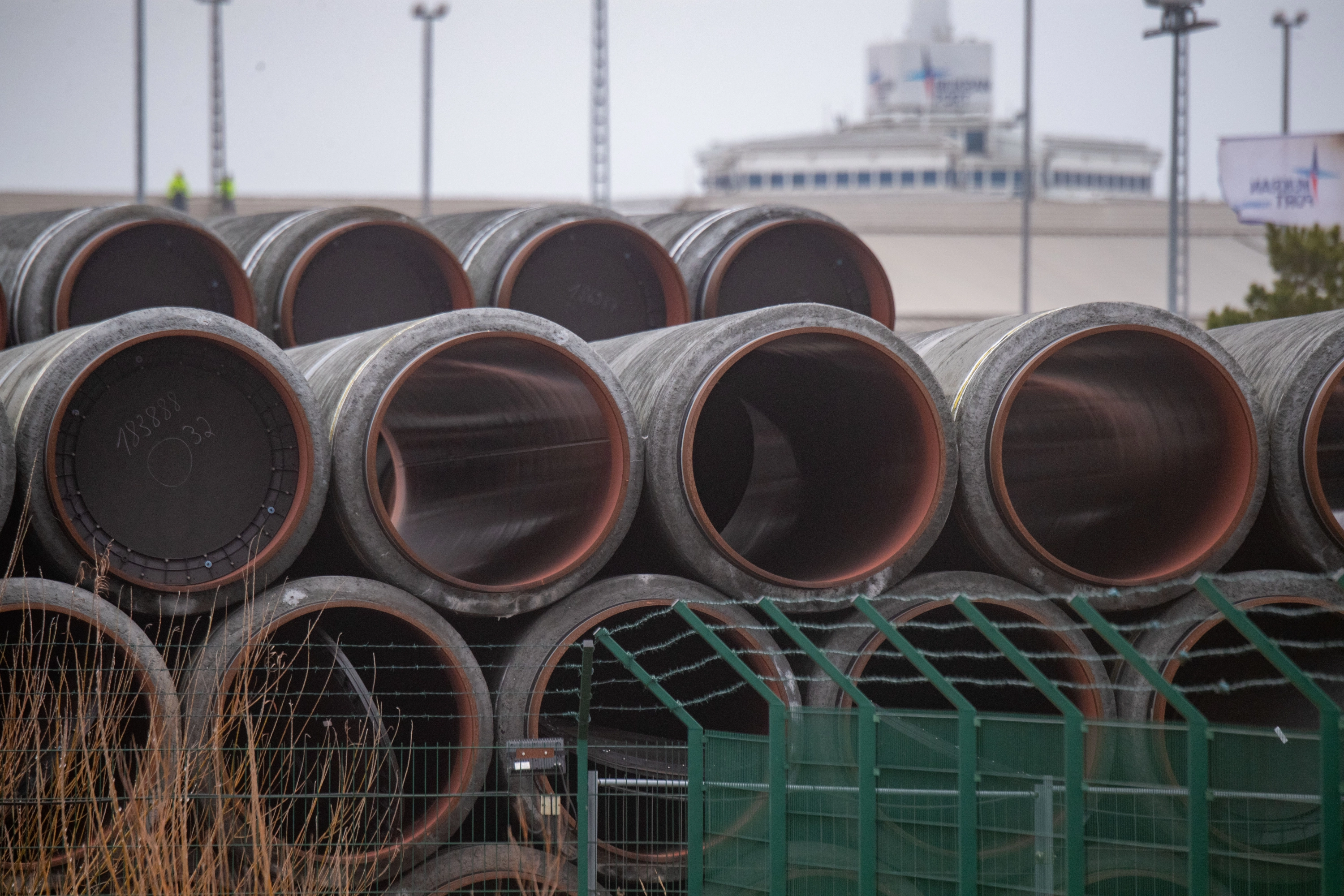 Tuberías destinadas al uso del gasoducto Nord Stream 2.