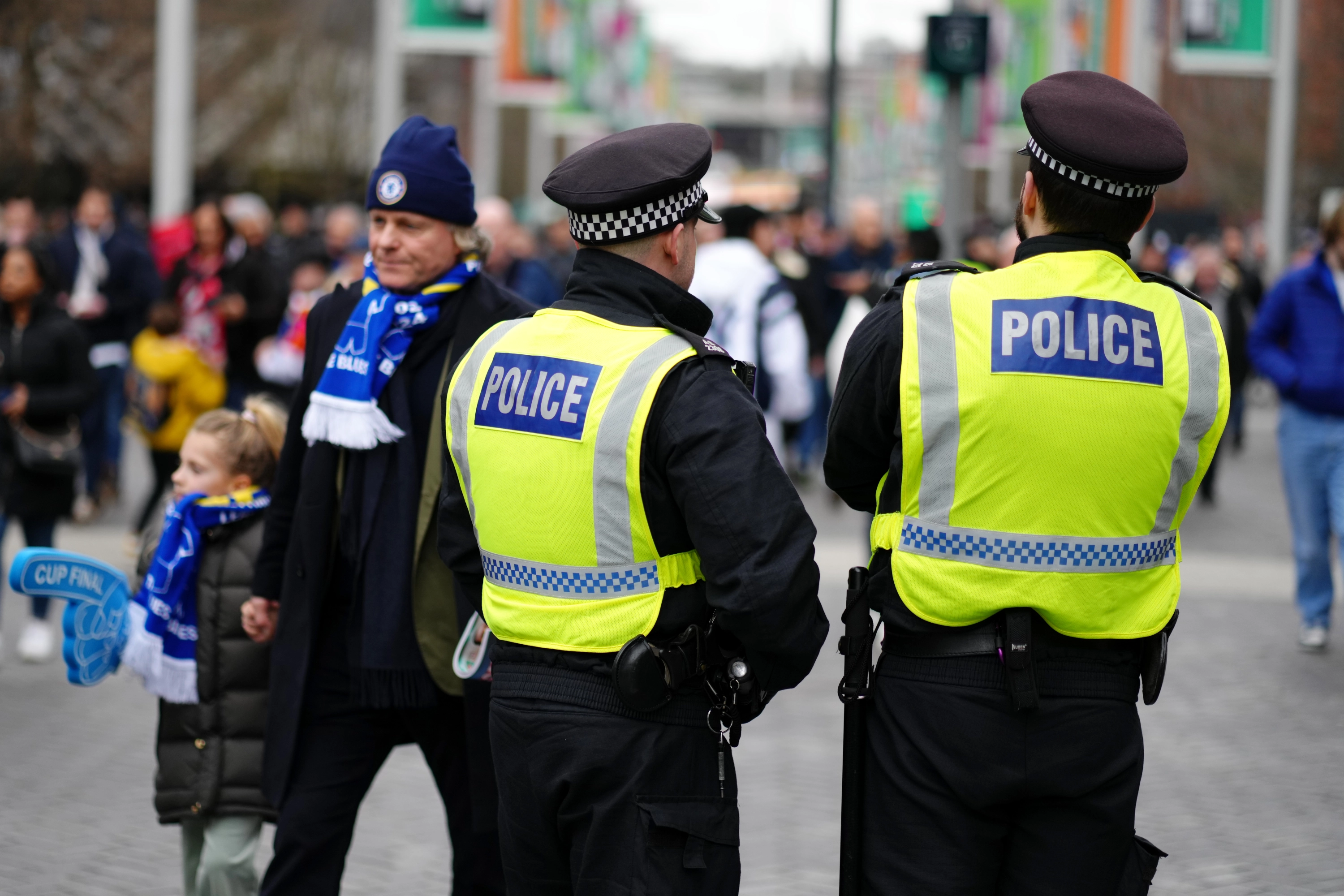 Dos agentes de la policía de Londres, en una imagen de archivo.