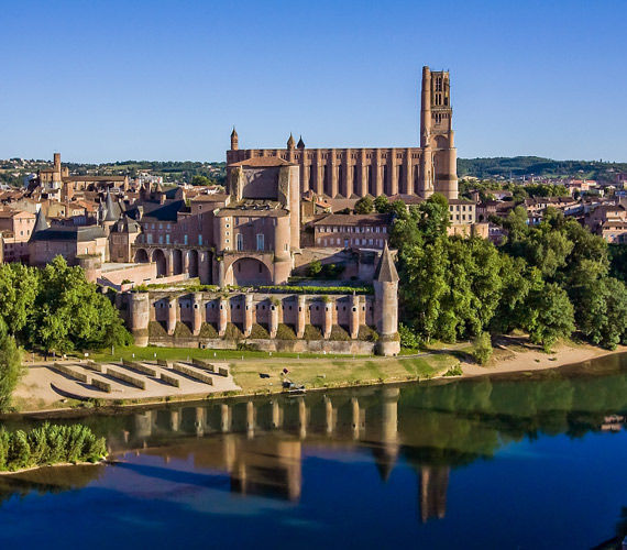 Ciudad de Albi, en Occitania (Francia)