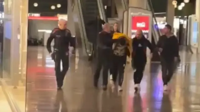 Los Mossos d'Esquadra han detenido esta tarde a un hombre en el centro comercial Màgic de Badalona (Barcelona) tras haber roto con un hacha los cristales de, al menos, un aparador de un restaurante del recinto, sin que conste ningún herido como consecuencia del suceso.