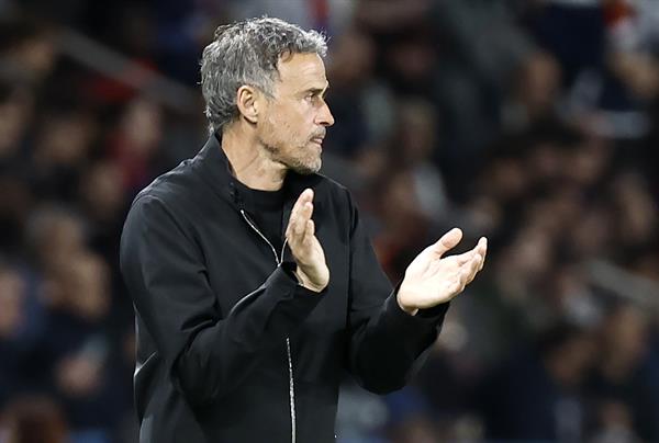 Luis Enrique Martínez, en la derrota del PSG ante el FC Barcelona.