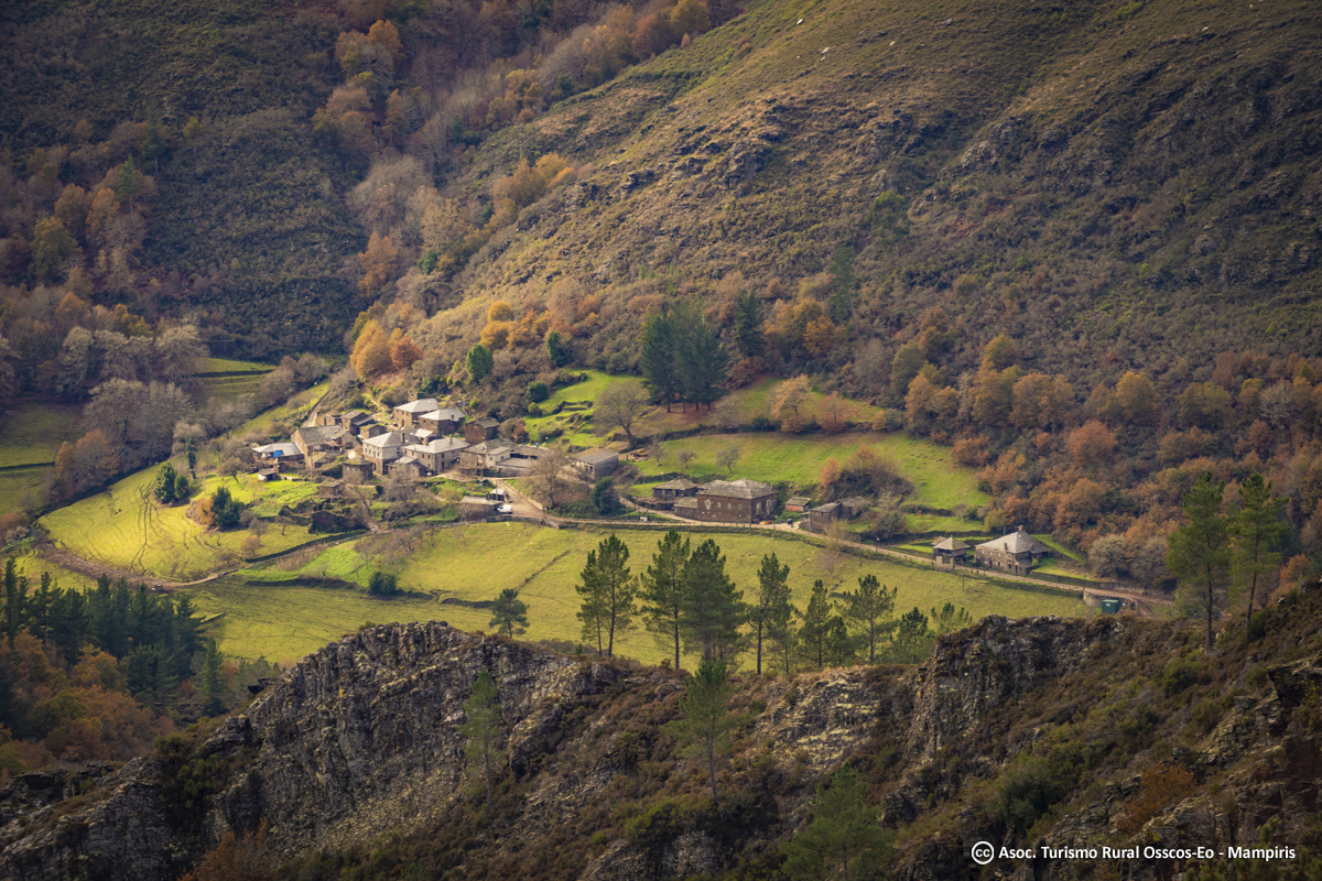 El pueblo ganador y su espectacular entorno.