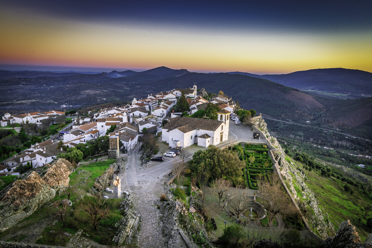 Atardecer en el pueblo alentejano de Marvao.
