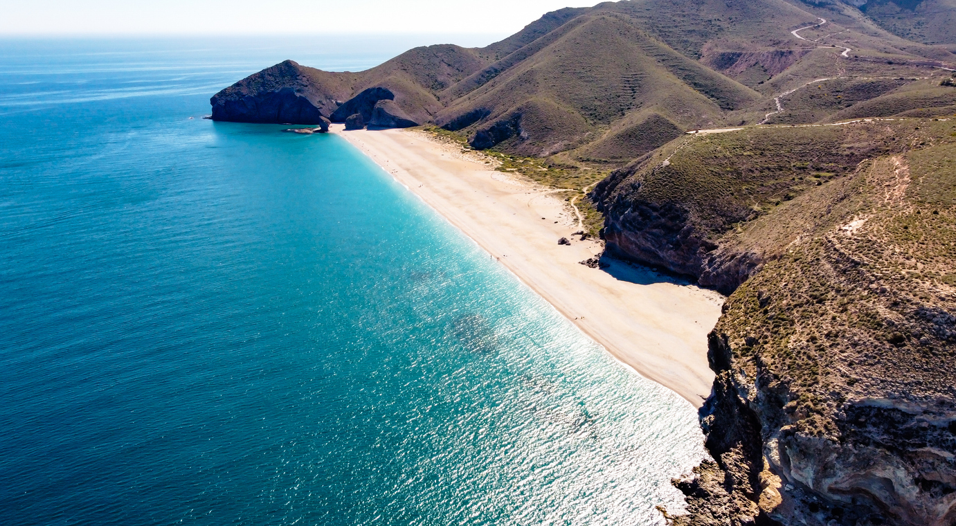 La plage spectaculaire des morts d'Almerria.