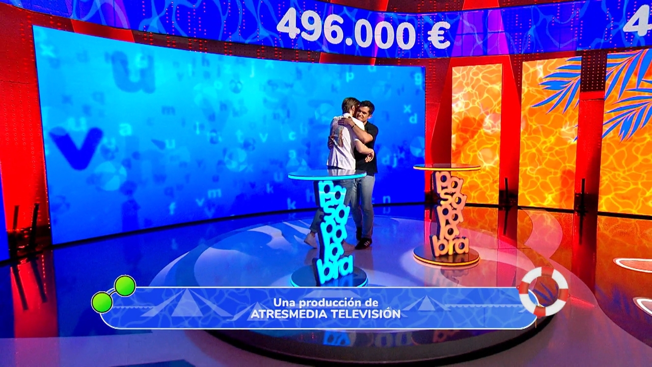 Manu y Nacho, en 'Pasapalabra'.