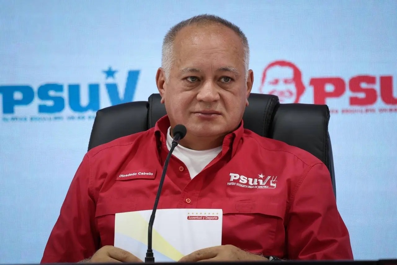 El primer vicepresidente del PSUV, Diosdado Cabello.