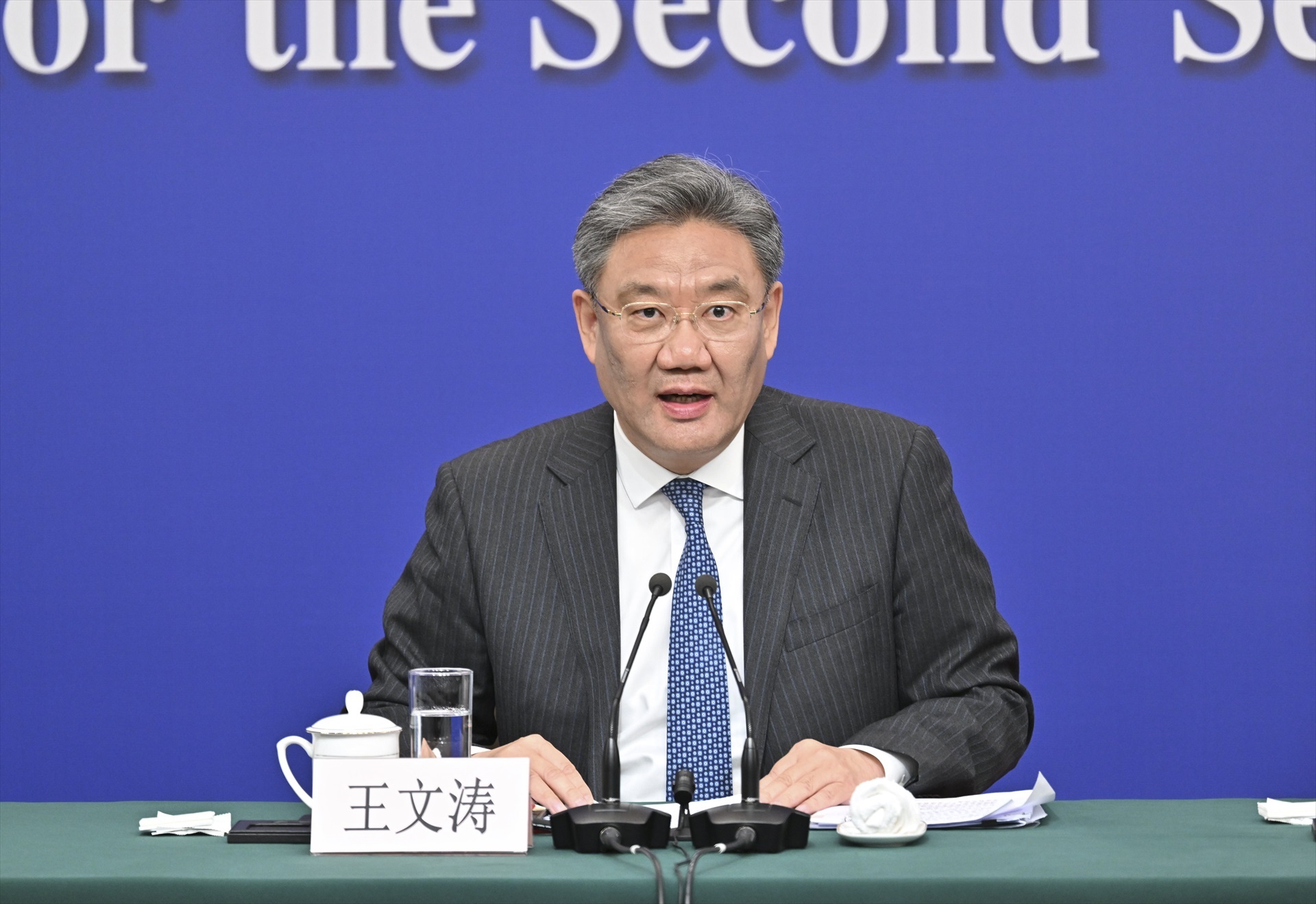 Wang Wentao, ministro de comercio de China
