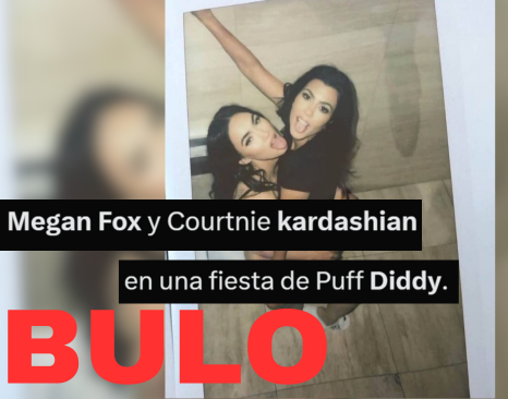 La foto de Megan Fox y Kourtney Kardashian abrazadas en ropa interior