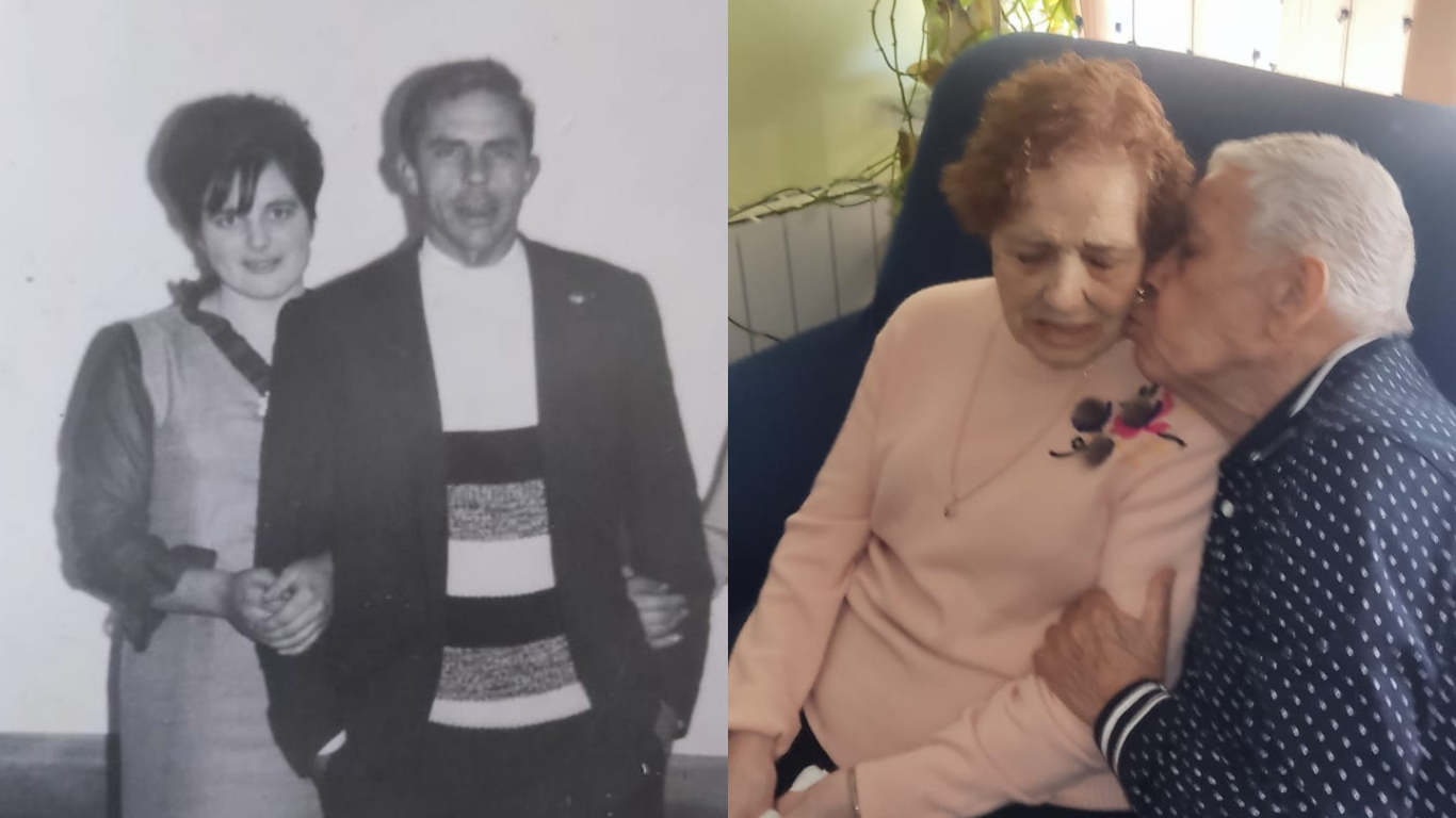 María Soledad y Desiderio llevan casados 60 años, toda una vida.