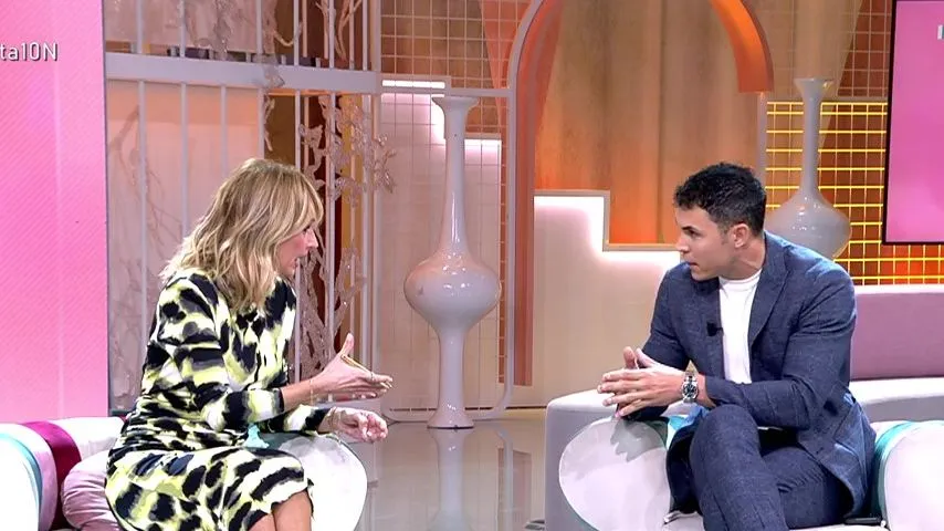 Emma García y Kiko Jiménez, en 'Fiesta'.