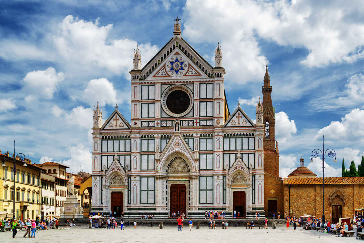 Basílica de la Santa Croce en Florencia (Toscana, Italia)