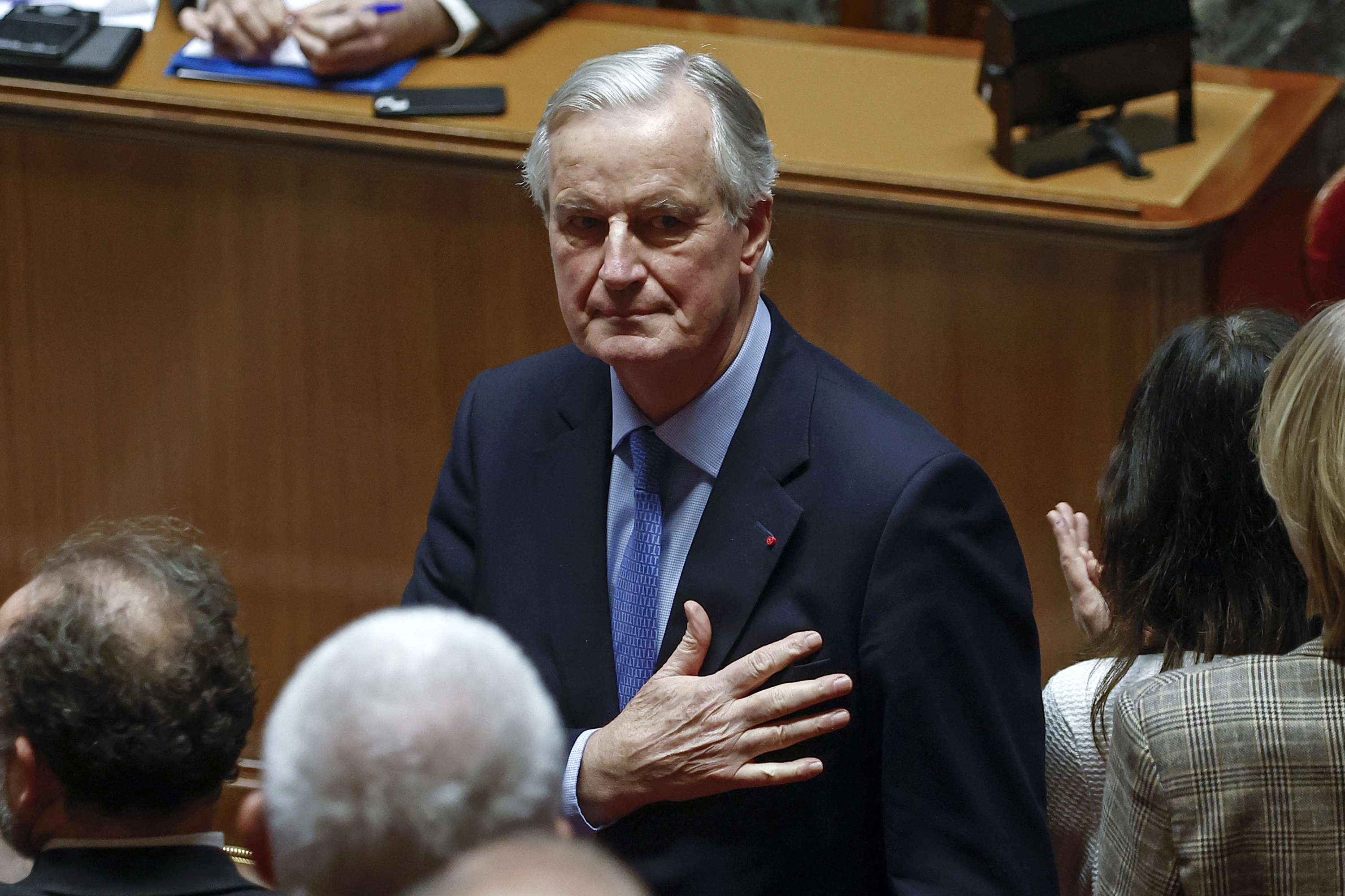 El exprimer ministro de Francia, Michel Barnier.