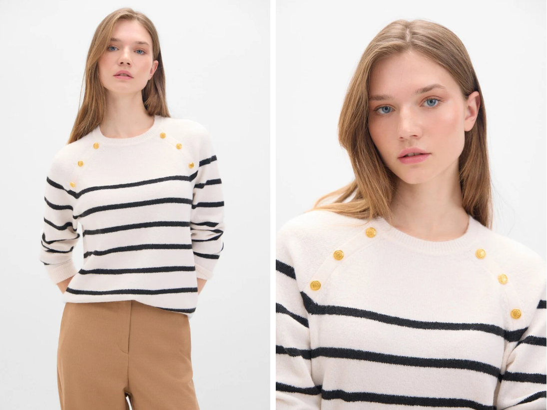 Las rayas son un clásico de nuestro armario.