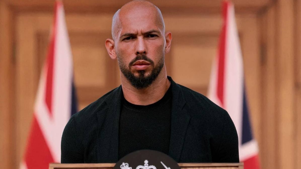 Andrew Tate se postula como primer ministro de Reino Unido.