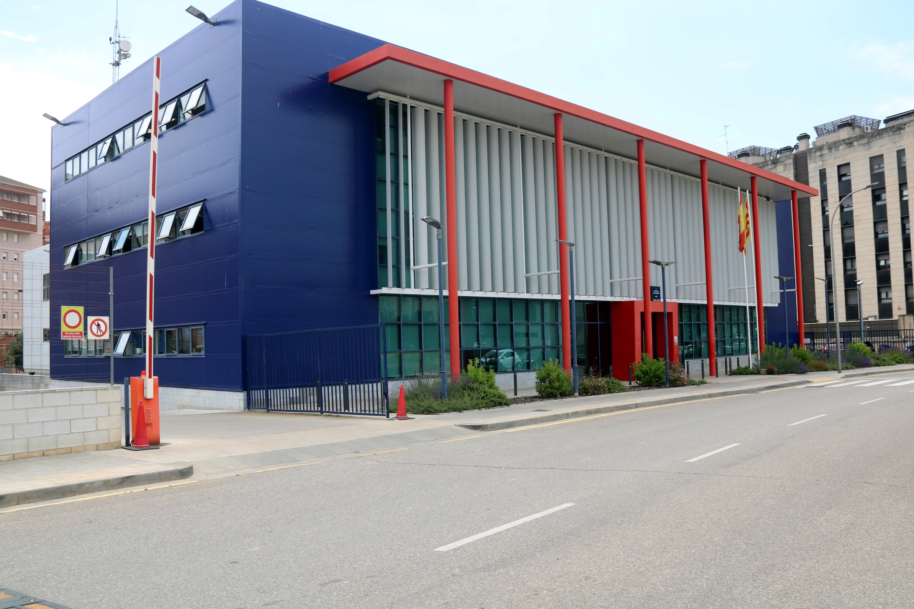La comisaría de los Mossos d'Esquadra de Lleida.
