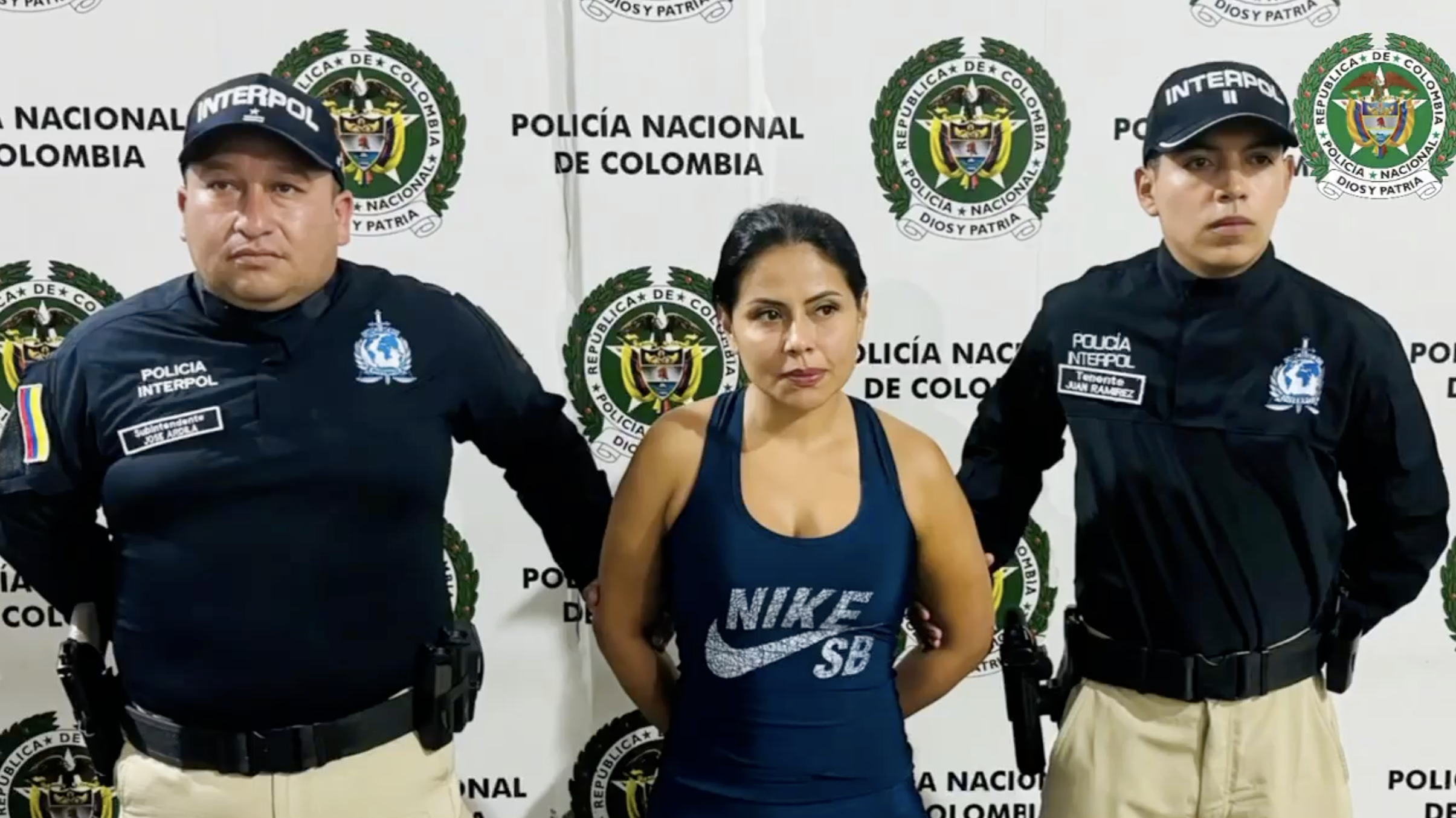 La ecuatoriana Mirla Elena Echeverría Tutiven fue detenida en la ciudad colombiana de Cali.