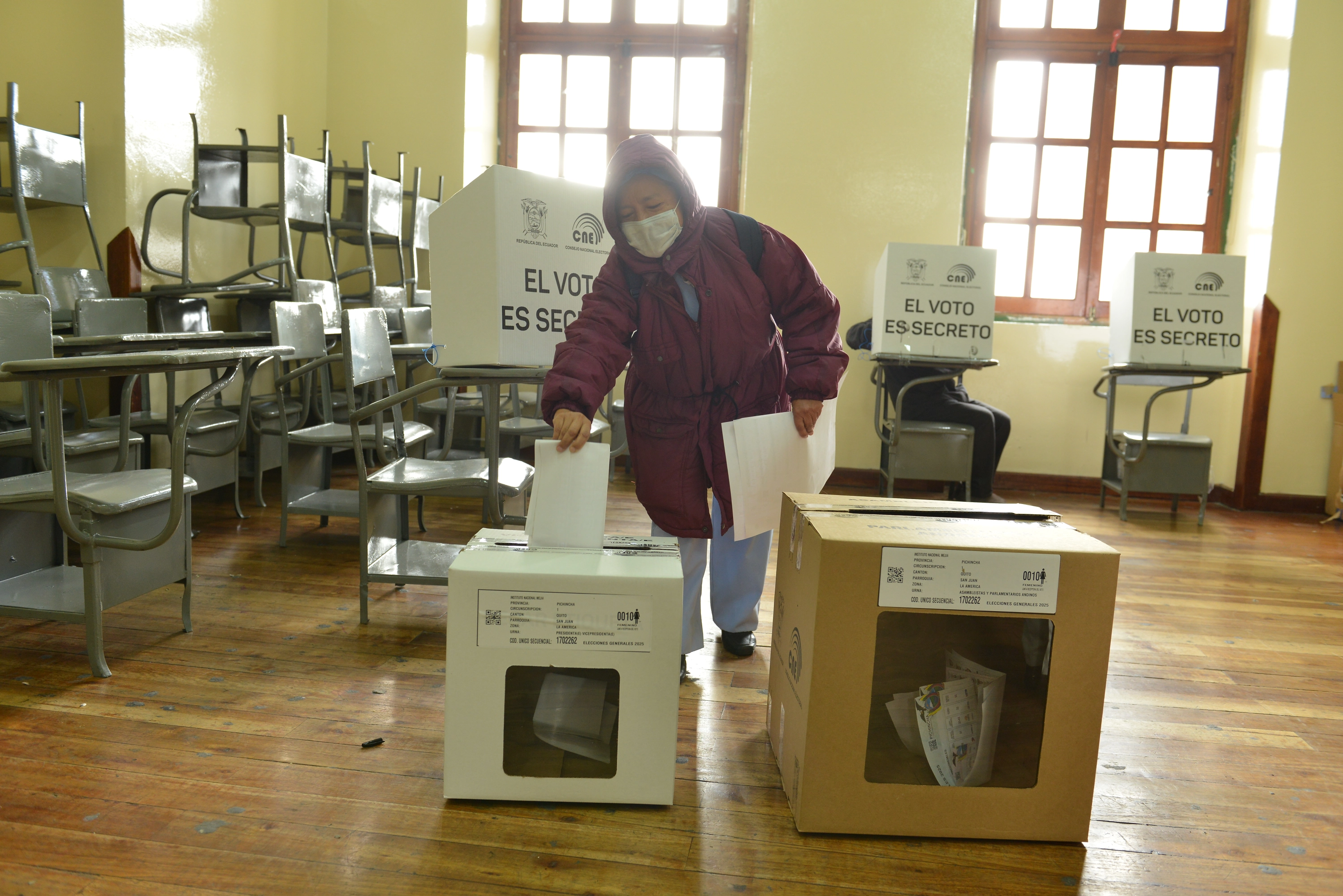 Imagen de las elecciones en Ecuador.