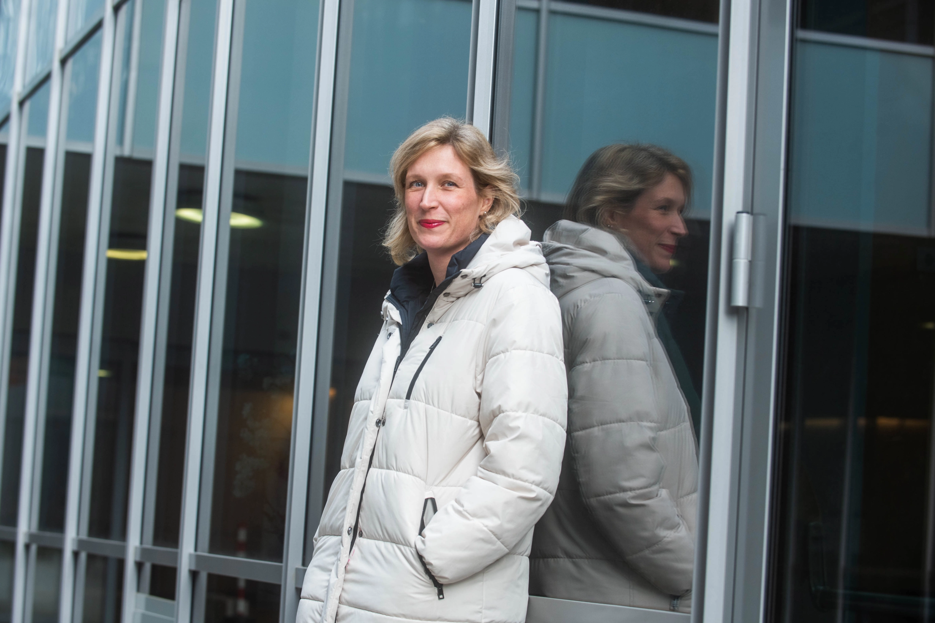 Katharina, una ciudadana alemana que reside en Zaragoza.