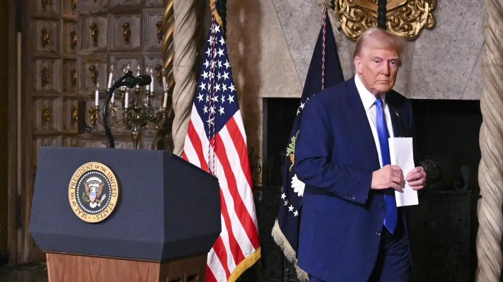 El presidente de EEUU dice que no se opondría al despliegue de tropas europeas de paz en Ucrania.