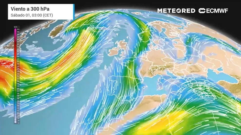 Después de un fin de semana estable en la mayor parte del territorio peninsular, esta semana se esperan algunas variaciones atmosféricas debido a un chorro polar.