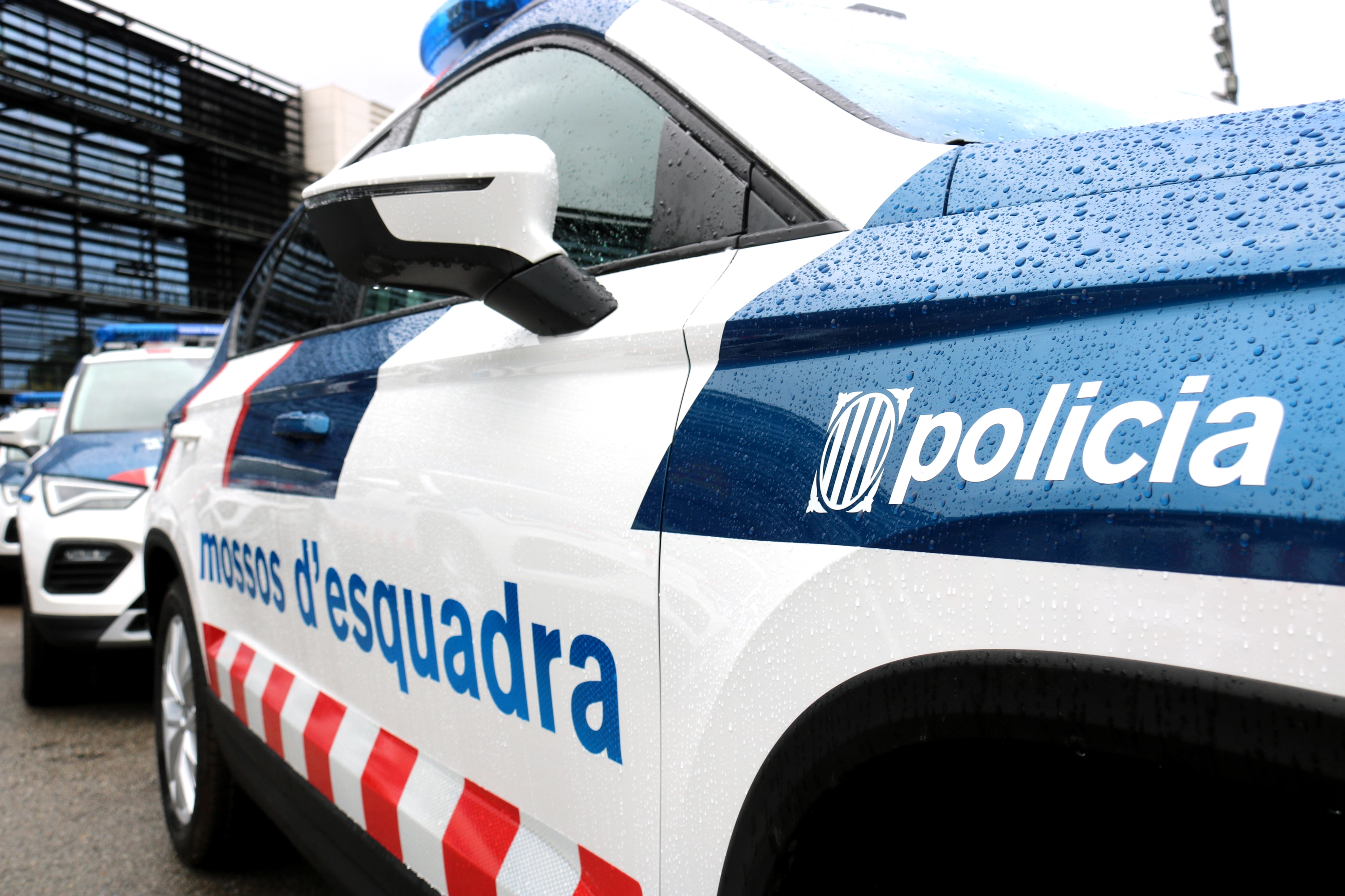 Coches de los Mossos d'Esquadra.