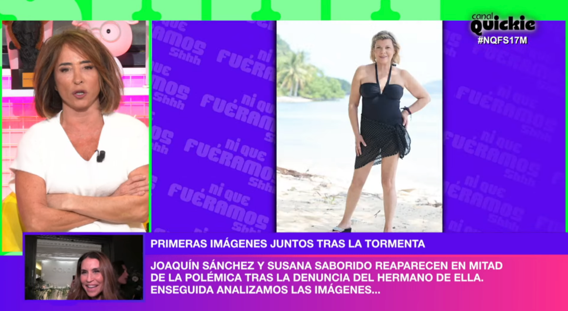 María Patiño talks about Terelu Campos in 'Nor what we were'.