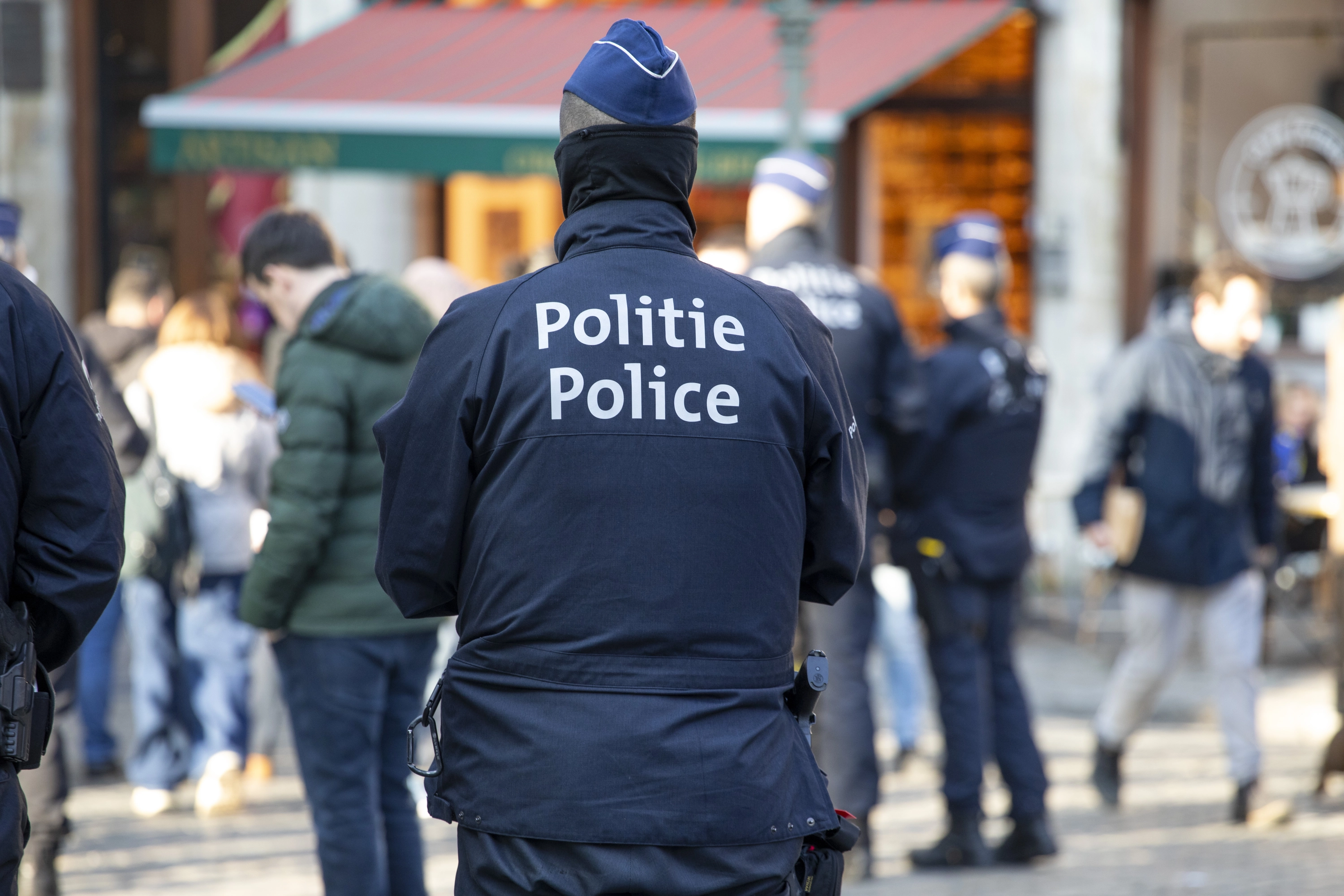 Un agente de la Policía belga, en una imagen de archivo.