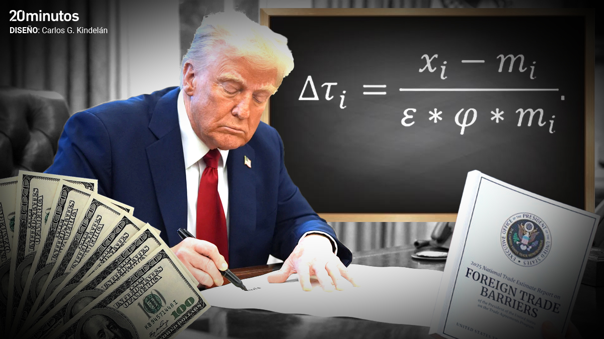 Así calculó Trump los aranceles.