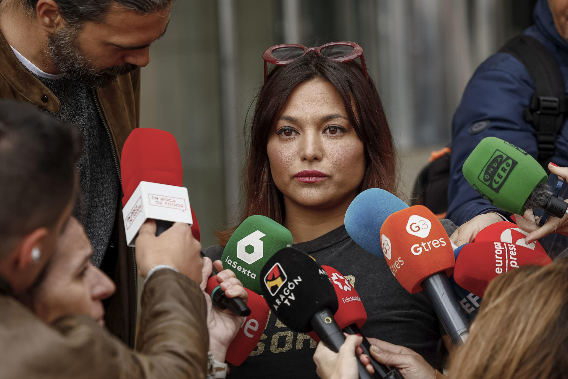 La actriz Elisa Mouliaá ha acudido este viernes a los juzgados de Madrid para entregar su móvil de cara a que la Policía elabore un informe sobre las conversaciones que cruzó con Ínigo Errejón.