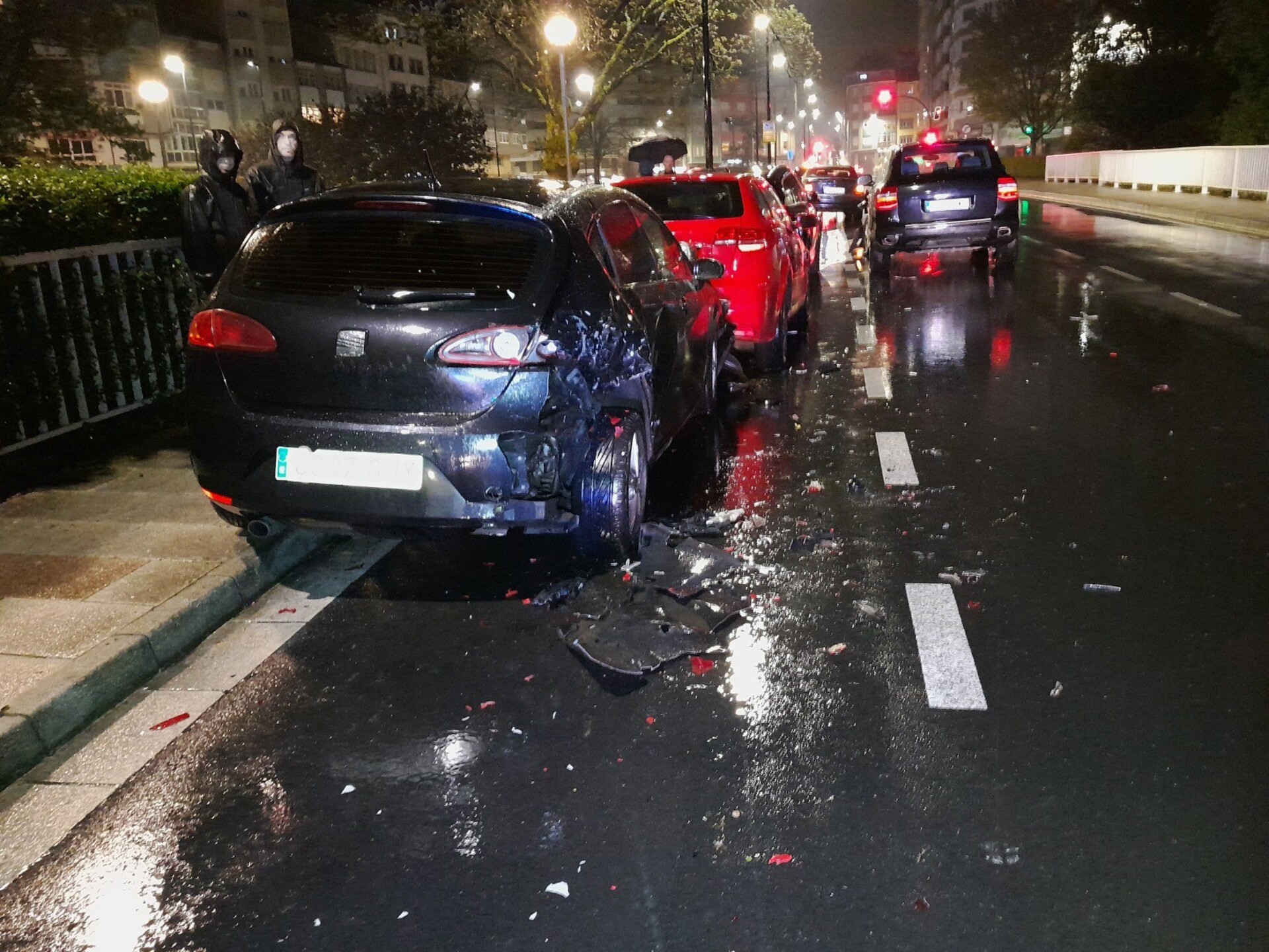 15/04/2025 Estados de los coches tras la colisión, ocurrida en el fin de semana del 11 al 13 de abril de 2025. POLITICA GALICIA ESPAÑA EUROPA LUGO POLICÍA LOCAL DE LUGO