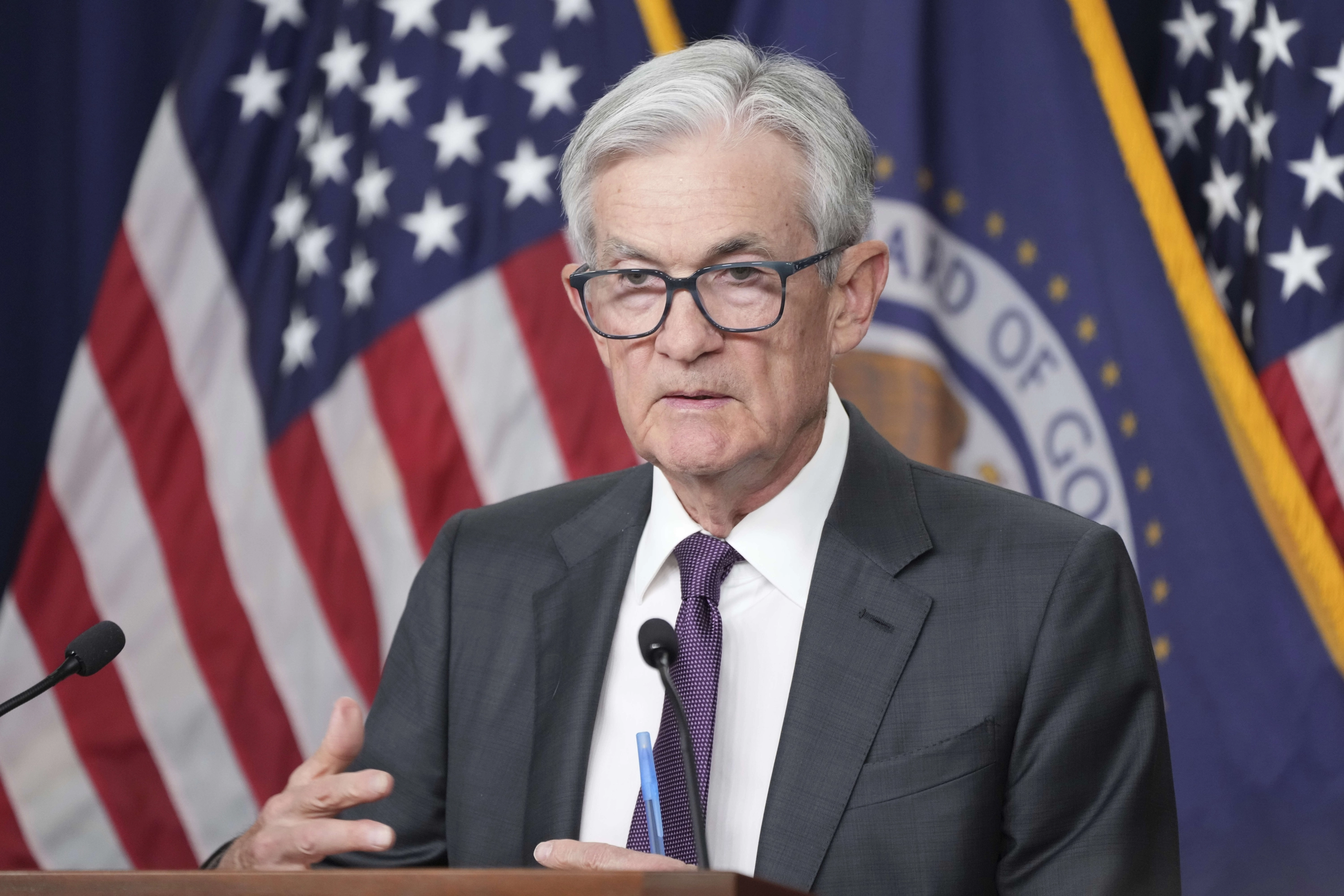 El presidente de la Reserva Federal, Jerome Powell.